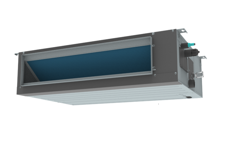 Инверторная сплит-система канального типа серии HEAVY EU DC INVERTER R32 ADT-09UX4RBL8/AUW-09U4RS8 (комплект)